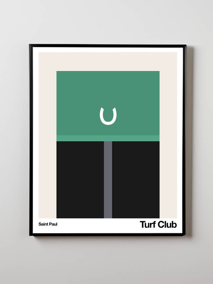 Turf Club | Art Print | Simply Saint Paul for wholesale by Little Dipper Art