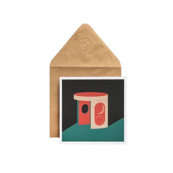 Canberra Bus Stop Greeting Card for wholesale by Gold St. Press