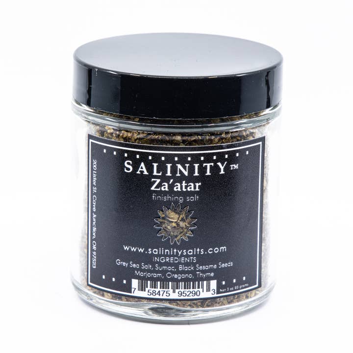 Jar - Za’atar Finishing Salt for wholesale by Salinity Finishing Salt