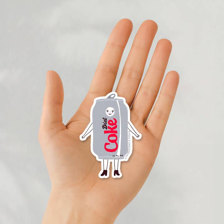 Lindsey Day Studio - Wholesale Sticker - Diet Coke Deanne Sticker, Funny Sticker, Food Sticker7
