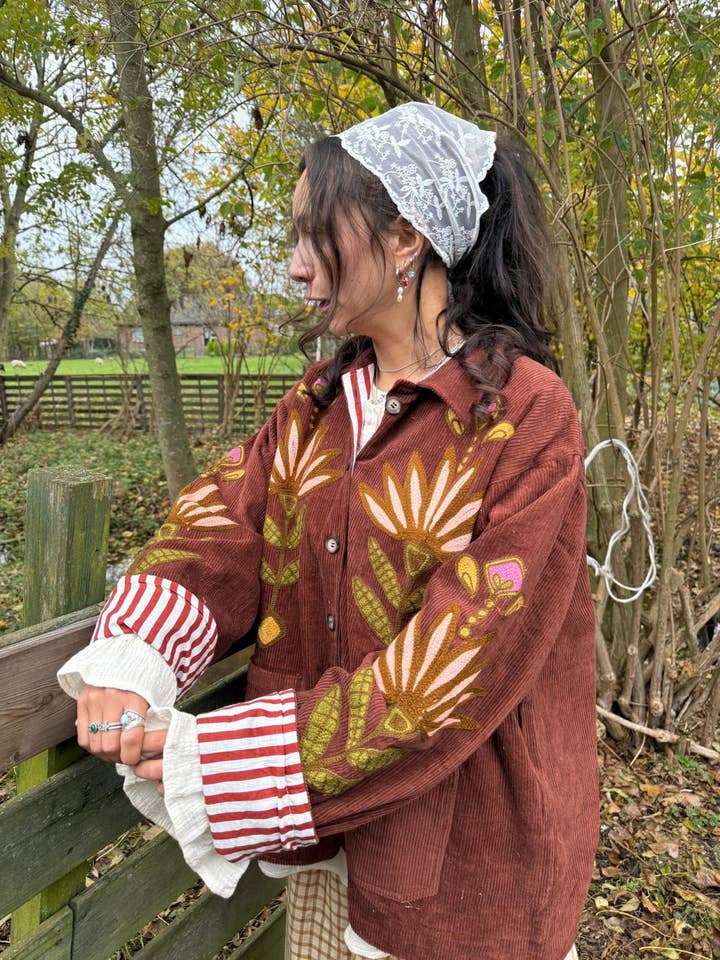 ToutVintage - Venta al por mayor Chaqueta - Mujer - Chaqueta de pana burdeos1