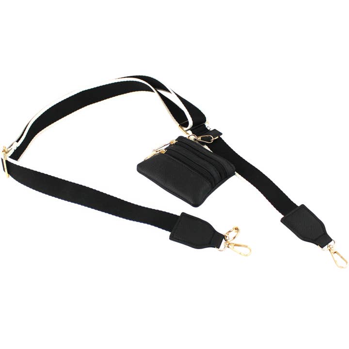 AR New York - Wholesale Crossbody Bag - Women's - C001 - Stripe Clip & Go Crossbody Strap with Pouch12