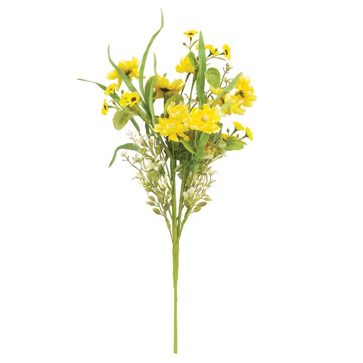 Sunny Chrysanthemum & Daisy Bush - 20" for wholesale by Col House Designs