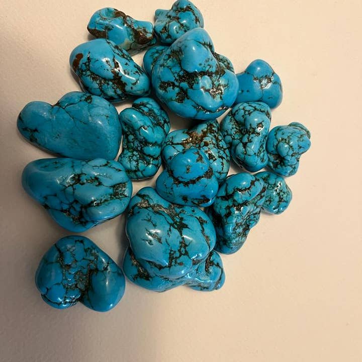 jiomind - Wholesale Spiritual Stone/Crystal - Turquoise Tumbles stones (200 gram pack)