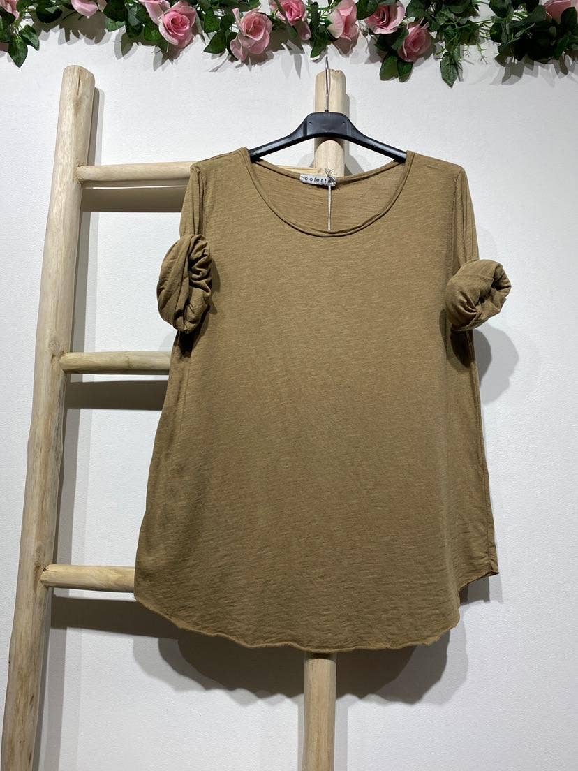 LINEN & COTTON HOUSE - Wholesale T-shirt (Zonder tekening) - Dames - 8008 basic katoenen T-shirt16