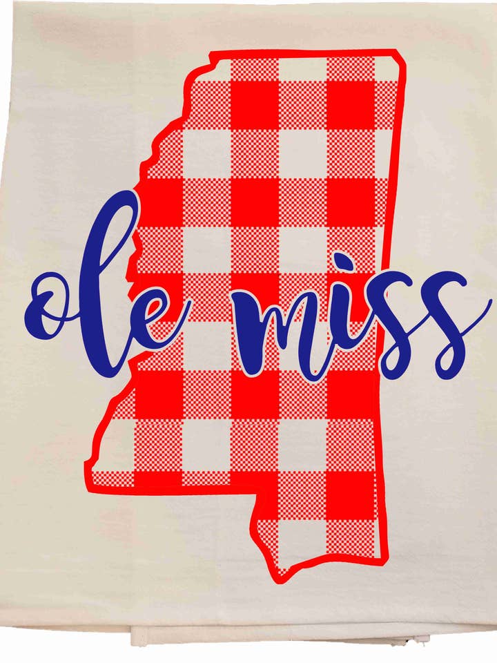 Torchon Ole Miss Buffalo pour la vente par Bunnies and Bows