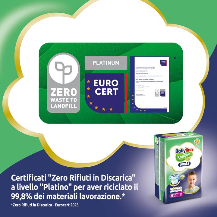 Babylino - Wholesale Diaper (Non-Cloth) - Baby - Babylino Sensitive Cotton Soft, Pant Diaper Size 8, 14 Units12