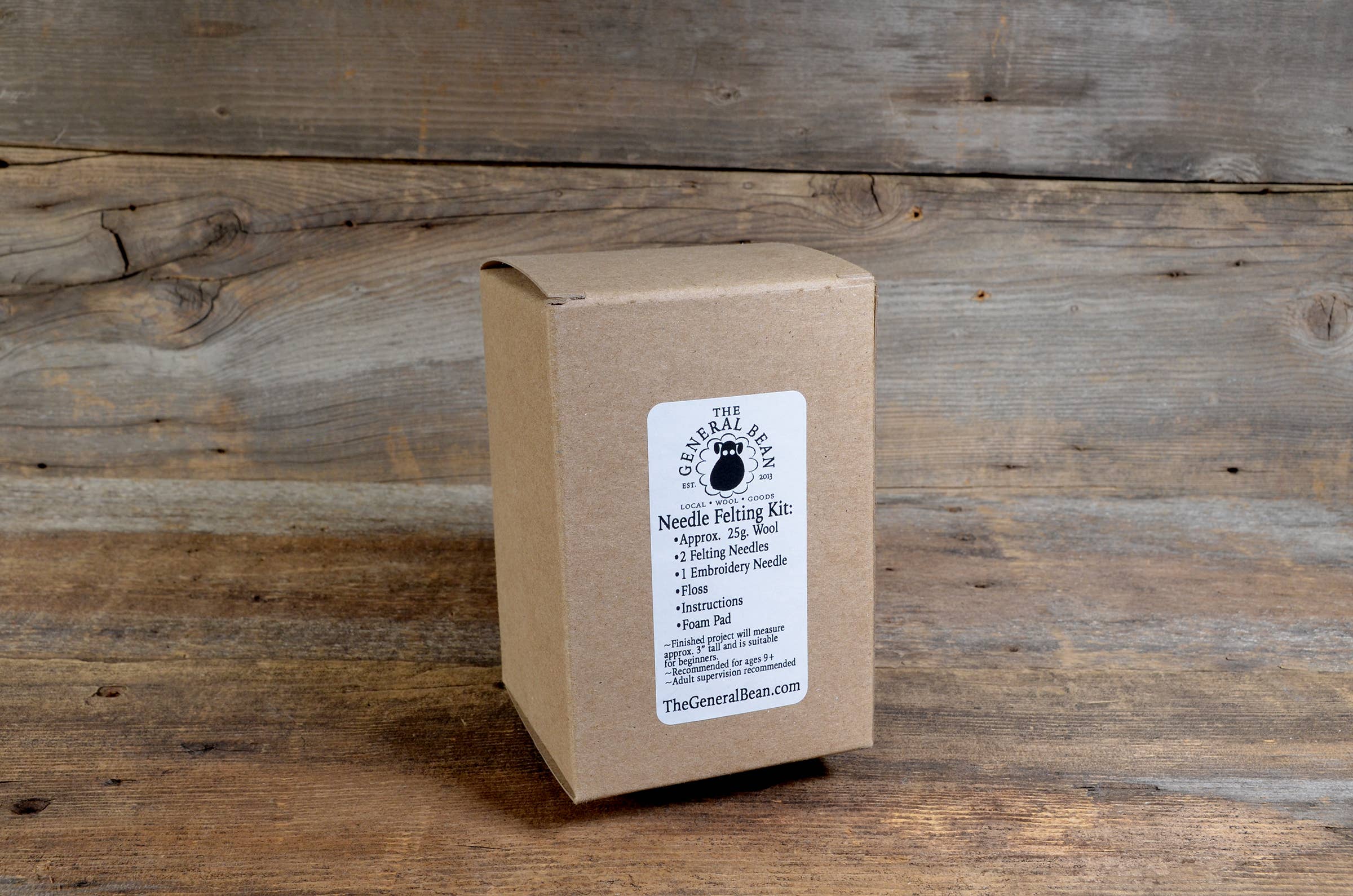 The General Bean - Wholesale Craft Sewing Kit - Needle Felting Kit- Sock Monkey- DIY Craft Kit4