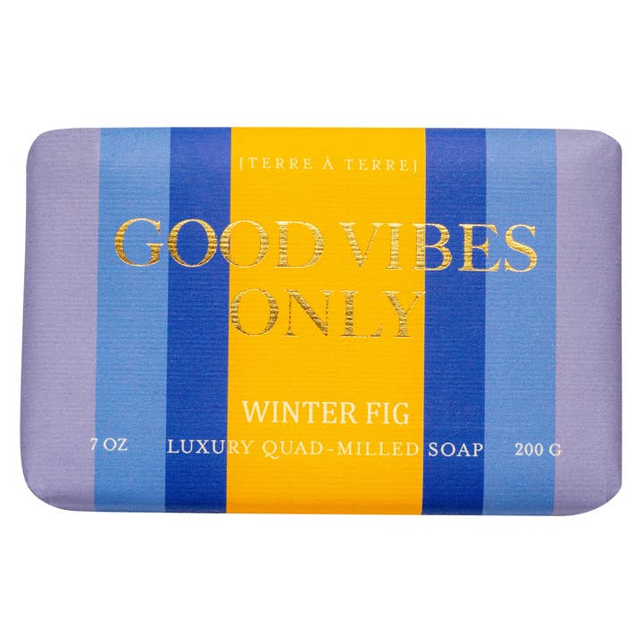 TAT Good Vibes Only 200g Soap - Winter Fig for wholesale by Ton Savon Inc