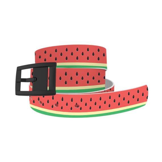 Watermelon Belt with Black Buckle Combo for wholesale by C4 Belts & Accessories