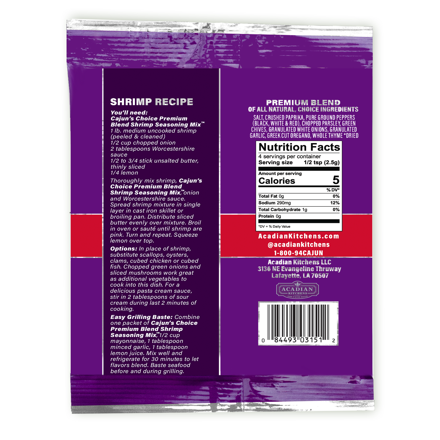 Ragin' Cajun - Wholesale Dried Spice Mix - Shrimp Seasoning Mix1