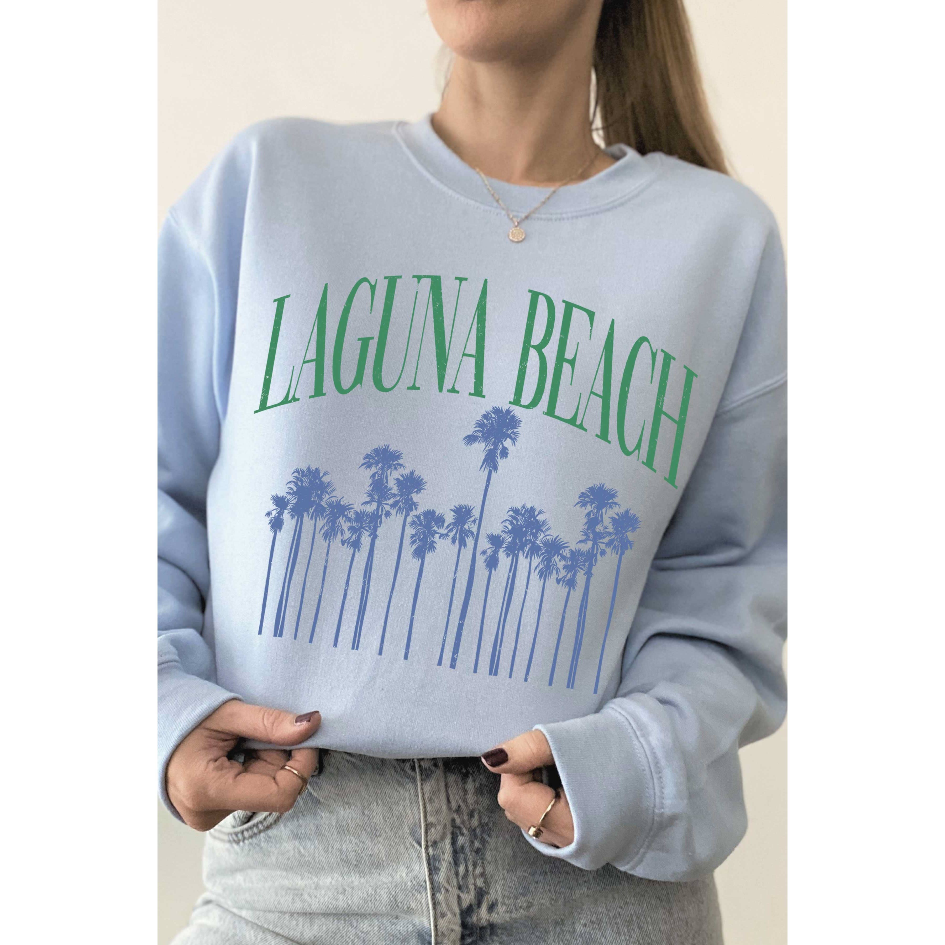 A. BLUSH CO - Wholesale Graphic Sweatshirt - Women's - LAGUNA BEACH Graphic Sweatshirt4