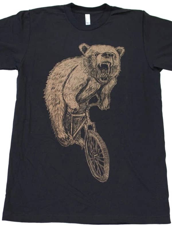 Björn på en cykel Tee för wholesale av Dark Cycle Clothing