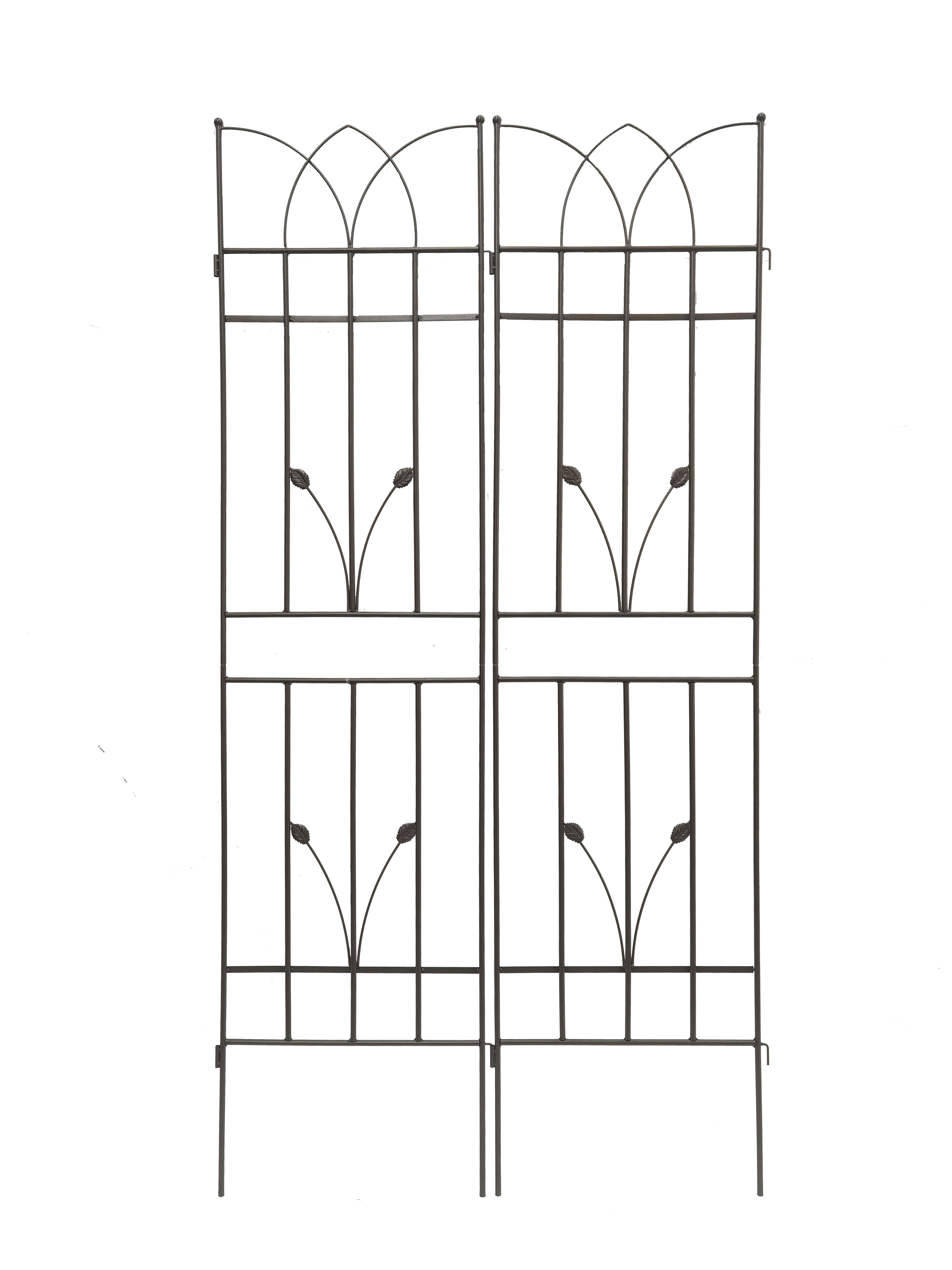 39F Inc. - Wholesale Trellis - 2-Pack Brown Metal Plant Trellis for Vines, 71in x 18in6