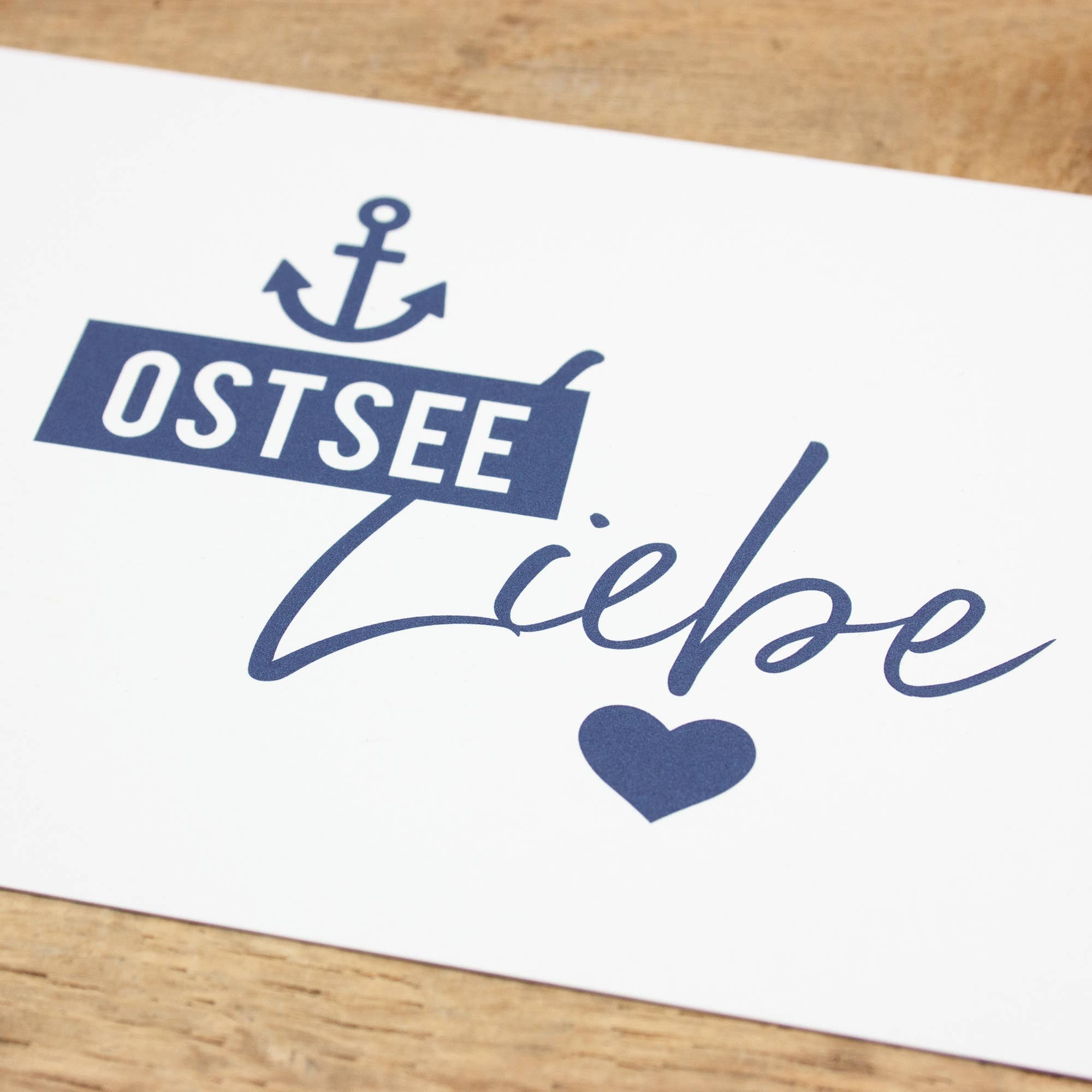 Bow & Hummingbird – Großhandel Postkarten – Maritime Postkarte "Ostseeliebe"1