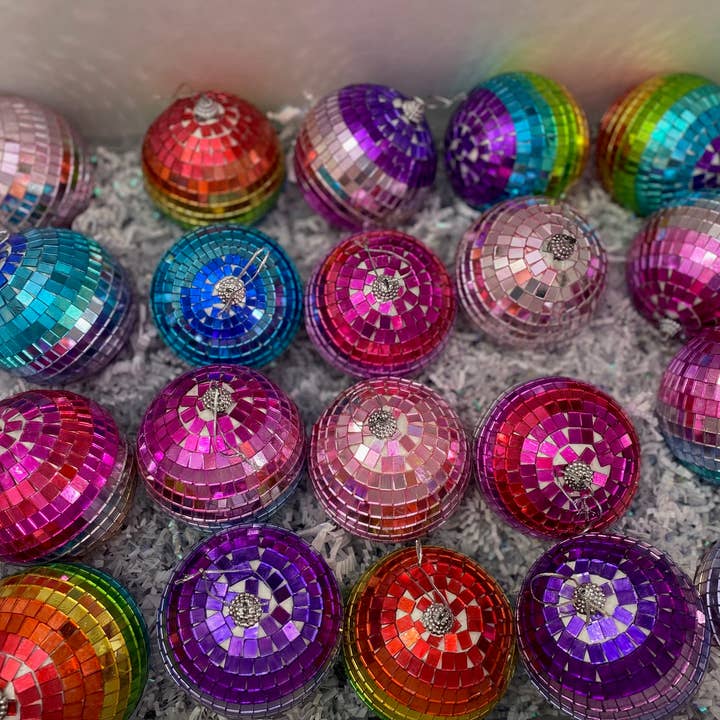 4 Inch Ombre Disco Balls for wholesale by OhMy! Creative