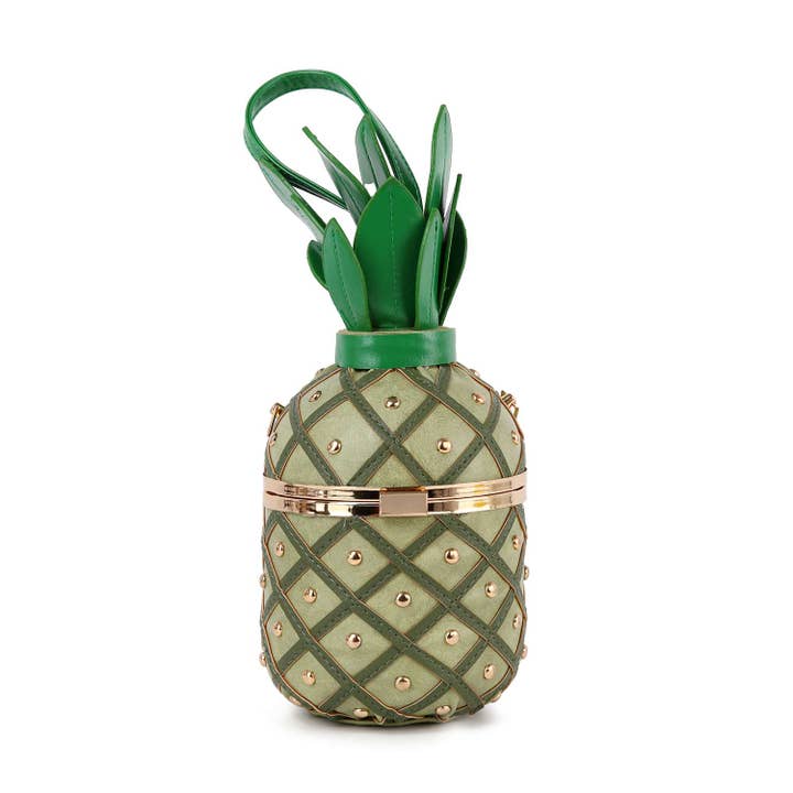 Handbag Express - Wholesale Shoulder Bag - Women's - Studded Pineapple Shoulder Bag