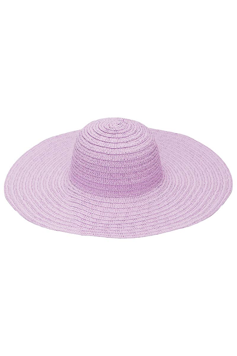 Cap Zone - Wholesale Straw Hat - Women's - Thin Light-Weight Floppy Straw Beach Sun Hat19