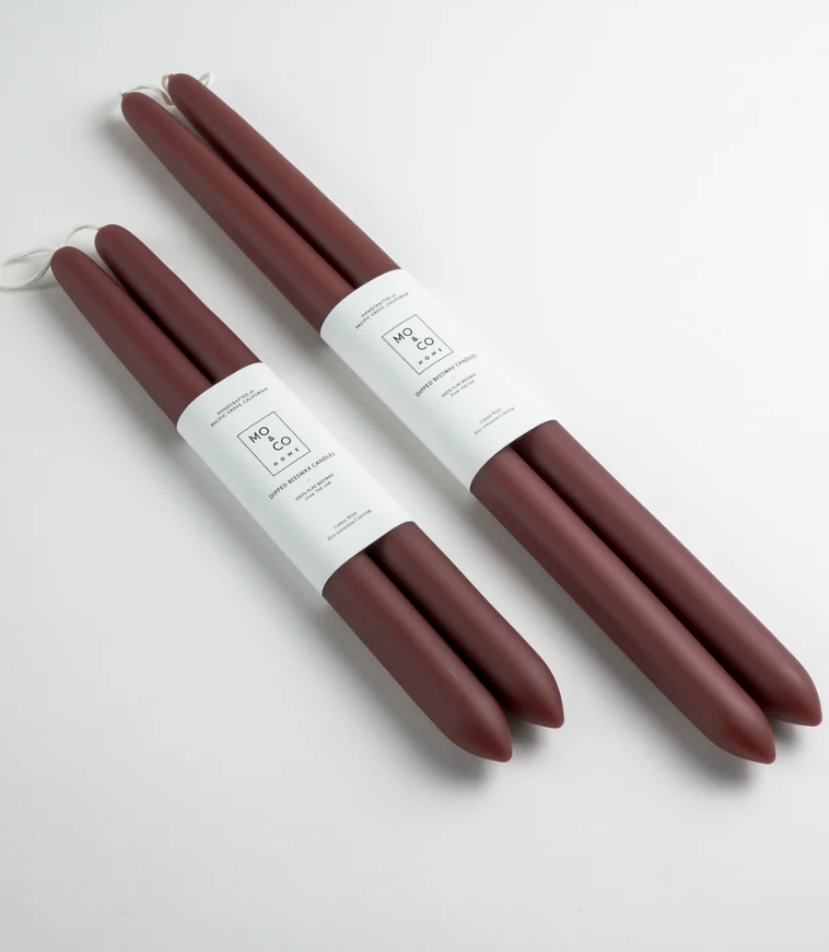 Mo&Co Home - Wholesale Tapered Candle/Candlestick - 100% Beeswax Dipped Taper Candles | All Natural, Handmade11