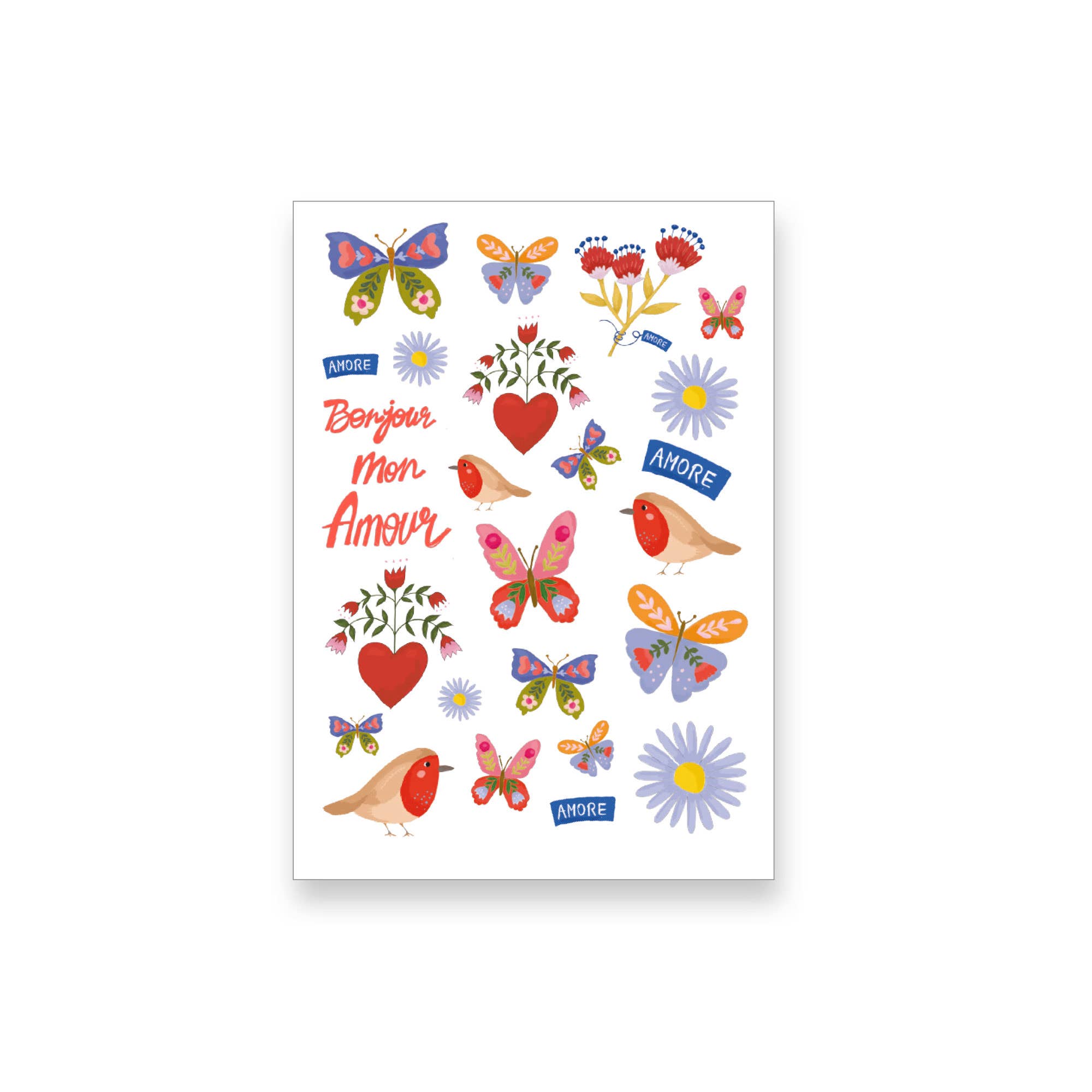 MIAO Papeterie - Wholesale Temporary Tattoo - Kids - Butterfly | Tattoo sheet1