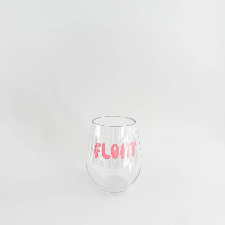 Everything Labeled | Coastal & Custom Drinkware - Wholesale Wine Glass - Poolside Acrylic Wine Glasses | Summer Gift for Pool Lovers