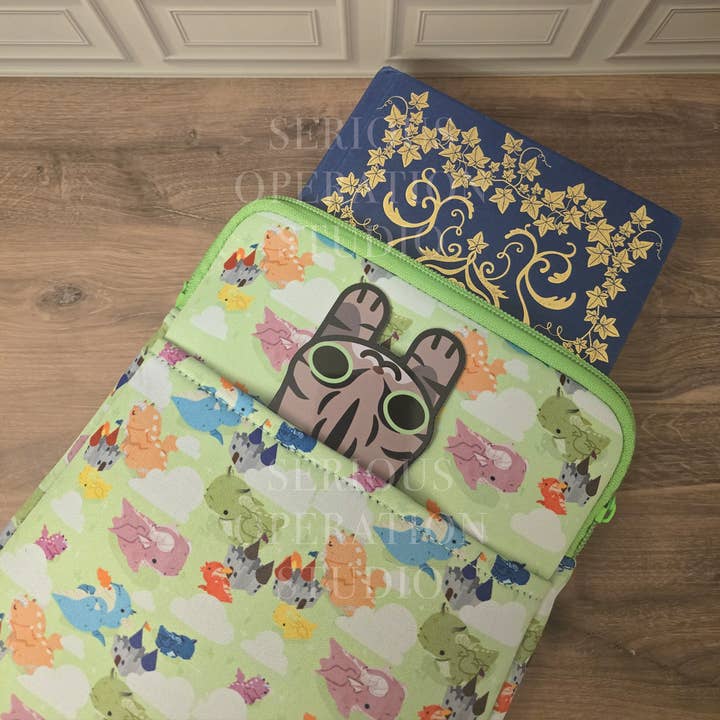 SeriousOperationStudio - Wholesale Laptop/Tablet Case - Unisex - Book+Tech Sleeve w/ Zipper & Front Pocket1