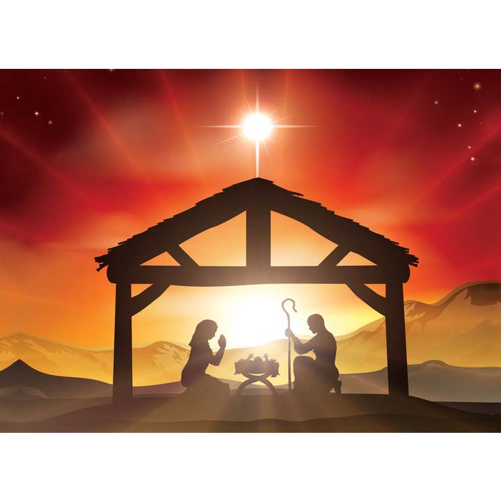 Crown Point Graphics - Wholesale Christmas Card - Religious Boxed Christmas Cards, Nativity, 12 Cards2