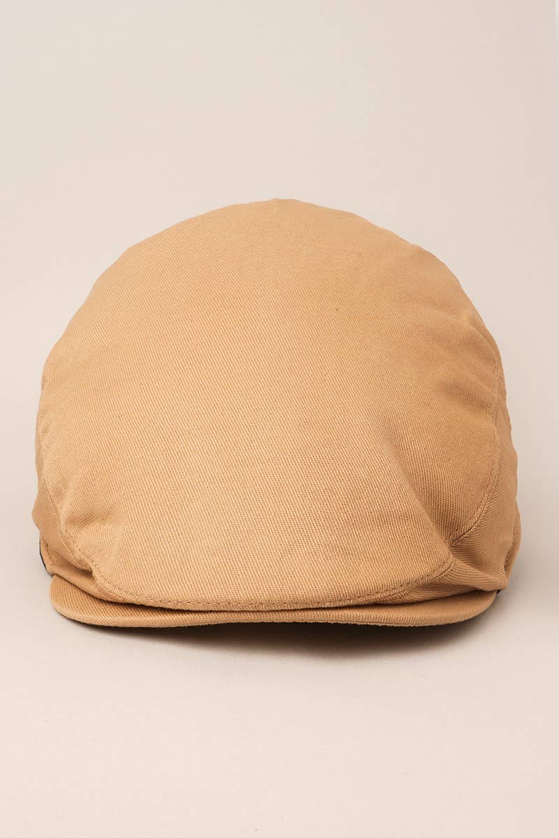 Fashion City - Wholesale Newsboy/Schoolboy Hat - Men's - Men's Solid Plain Cotton Newsboy Ivy Cap5