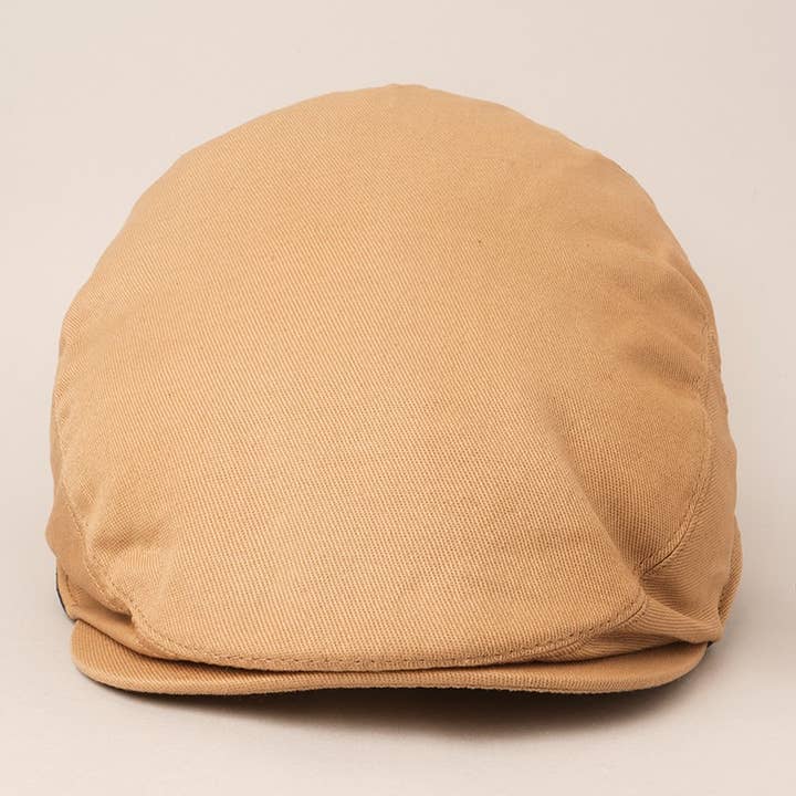 Fashion City - Wholesale Newsboy/Schoolboy Hat - Men's - Men's Solid Plain Cotton Newsboy Ivy Cap5
