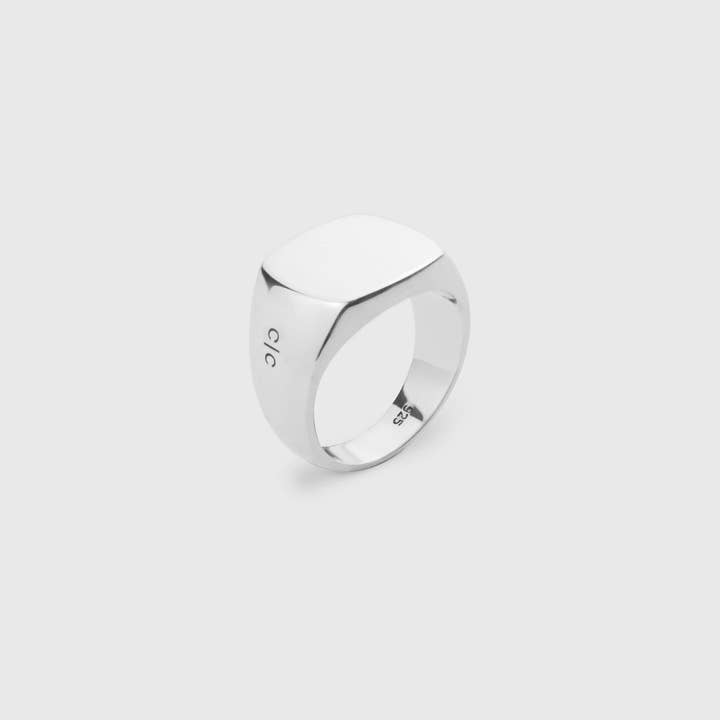 Crés-cere Rings - Wholesale Signet Ring - Stockholm - 925 Sterling Silver Signet Ring - Men