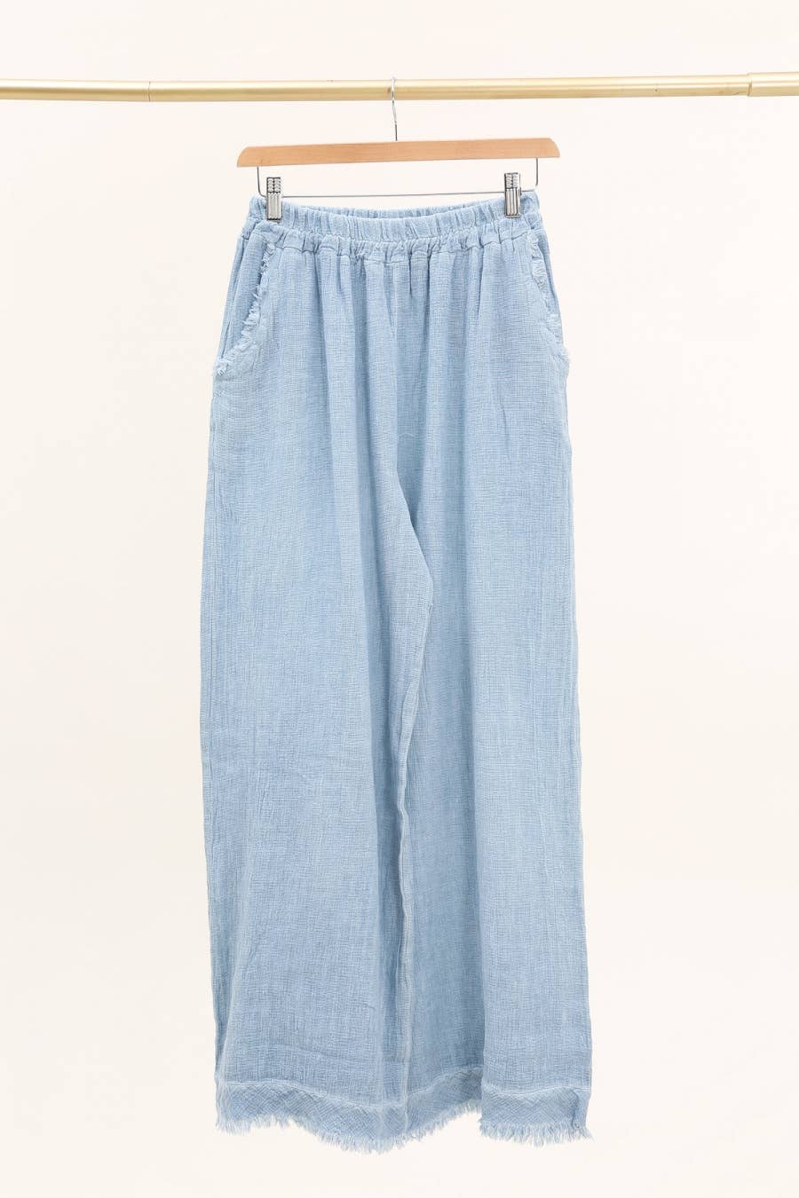 LÉA & LUC – Calças - Mulher por atacado – Calças em 50% Linho 50% Algodão REF. 933920