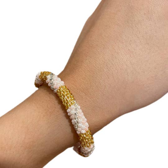 Armband met handkralen uit Nepal voor wholesale door Beads4GoodCause