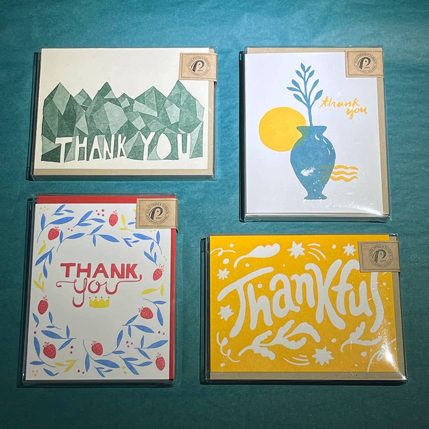 folio press & paperie - Wholesale Thank You Card - Mountain Thank You Card3