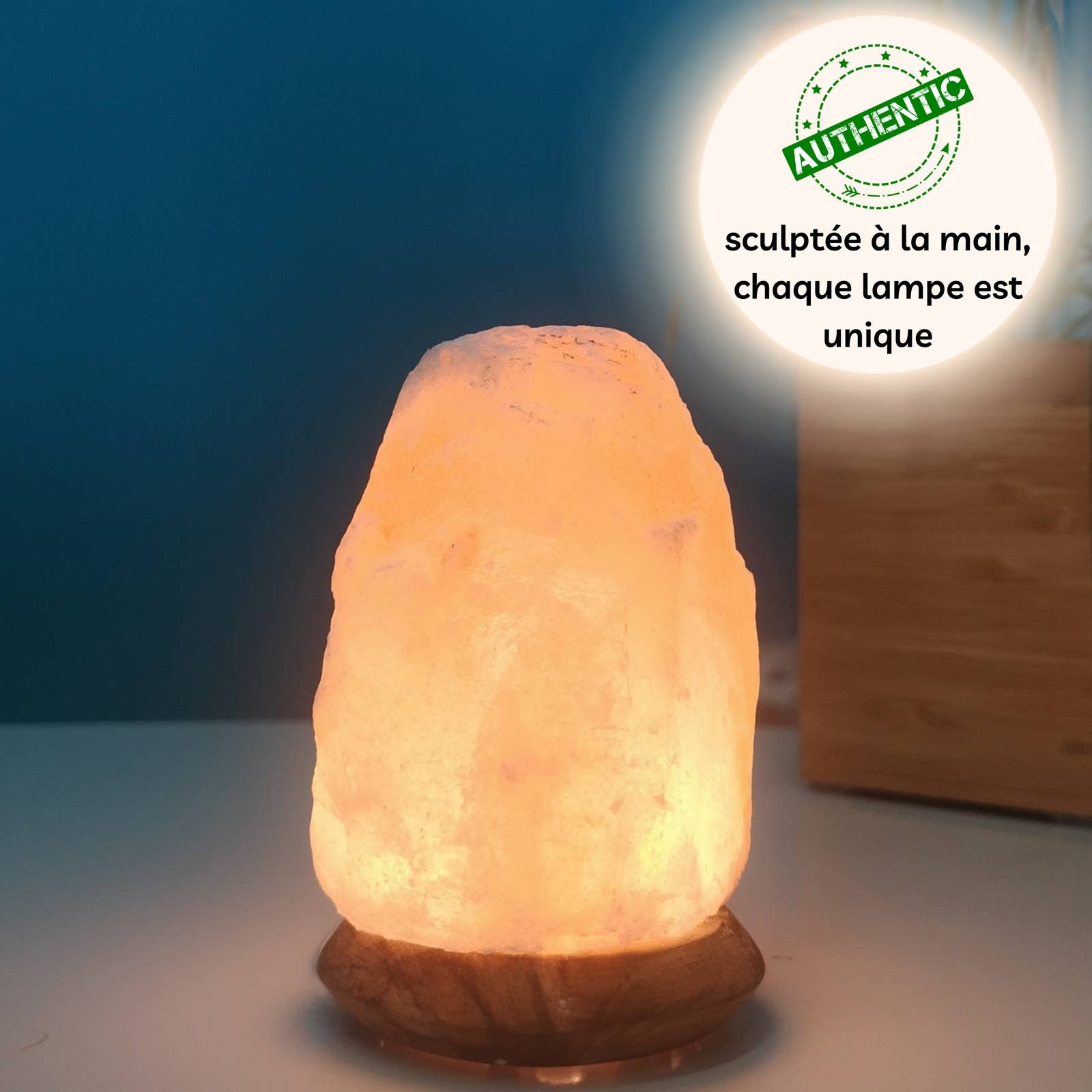 Zen'Arôme - Wholesale Salt Lamp - Himalayan Salt Lamp with USB Plug and LED Lighting4