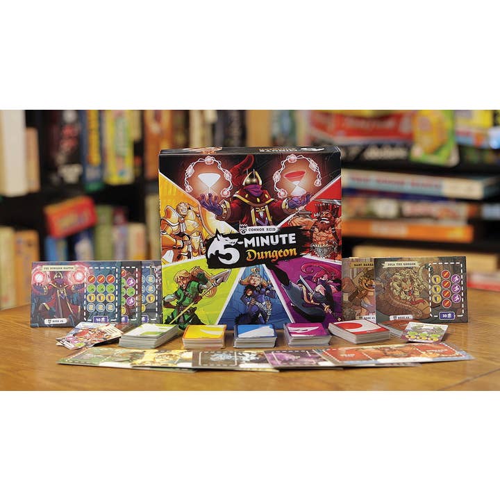 Outset Games and Cobble Hill Puzzles - Wholesale Board Game - 5 Minute Dungeon Game – Fast, Fun, and Full of Chaos! 🤝 ⏰➡️