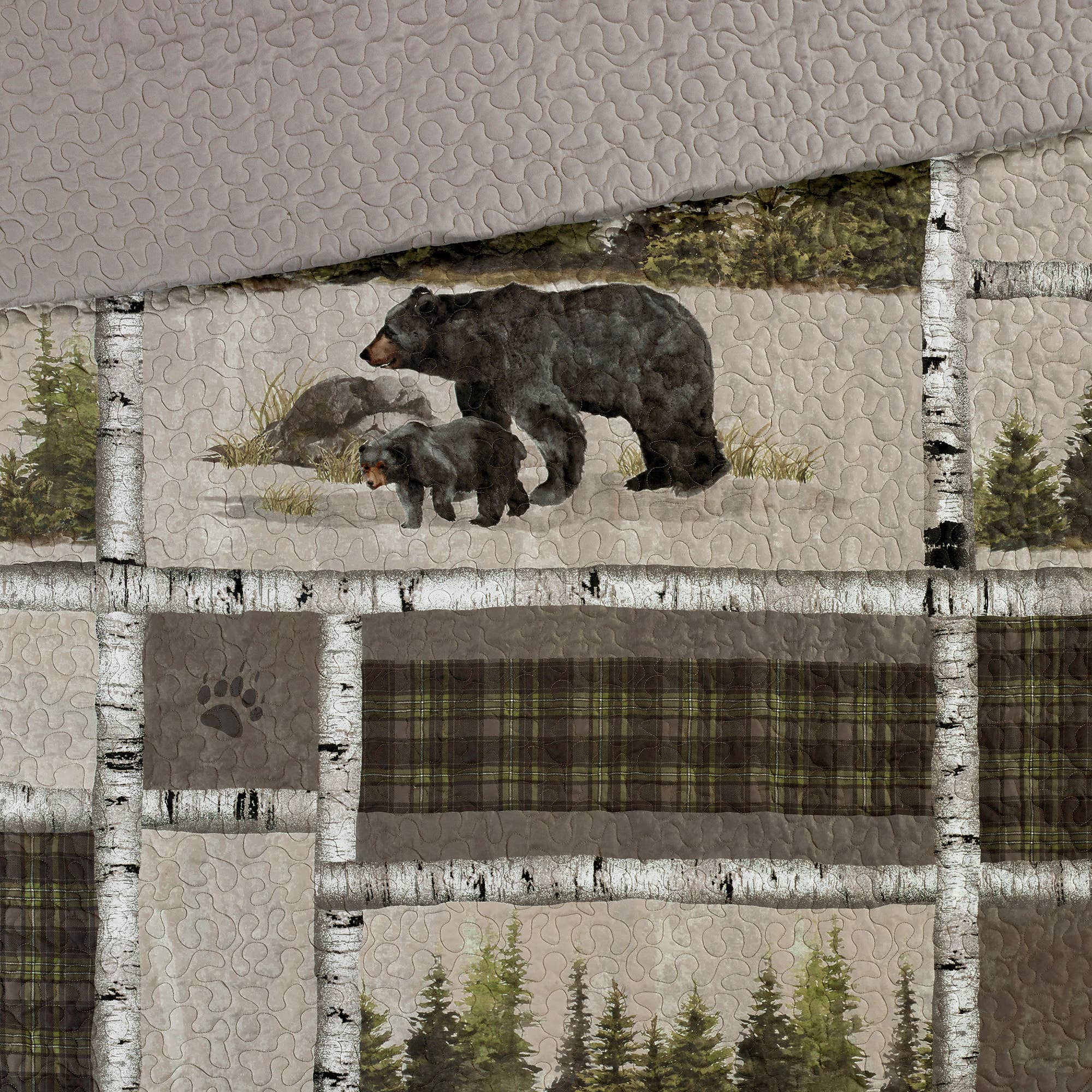 Donna Sharp - Wholesale Bedding Set - Bear Panels Quilt Collection2