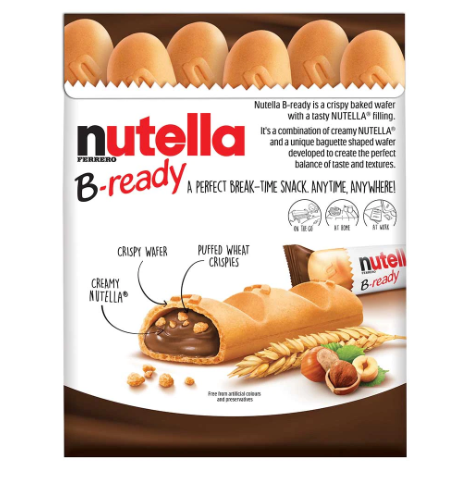 123bonbon - Wholesale Chocolate Covered Sweets - FERRERO Nutella B-Ready - Box of 6 2