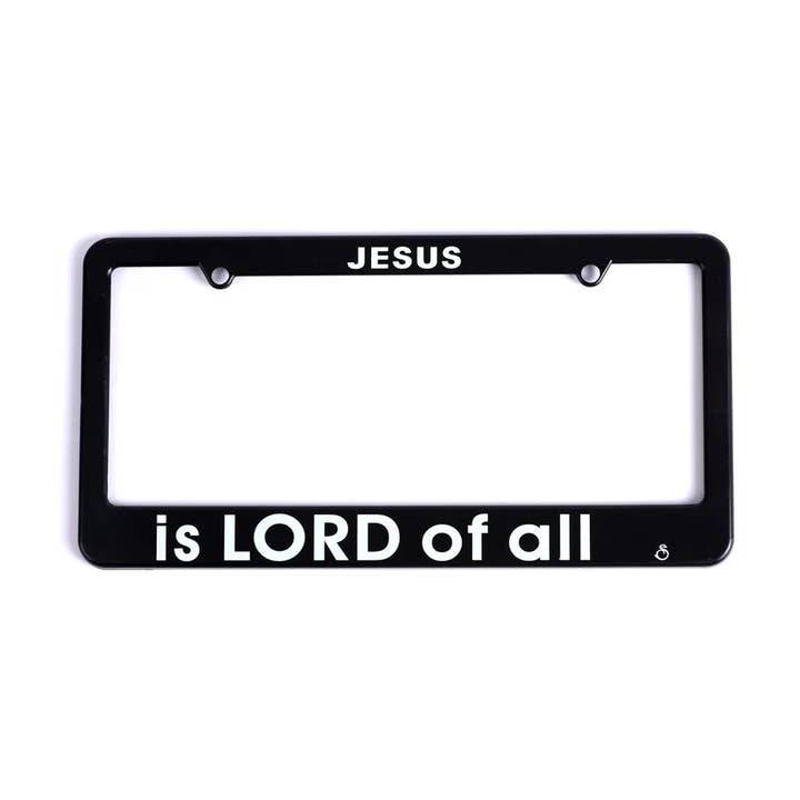 Swanson Christian Products - Wholesale Car Decorative Charm - Unisex - Tag Frame - Jesus Is Lord Of All0