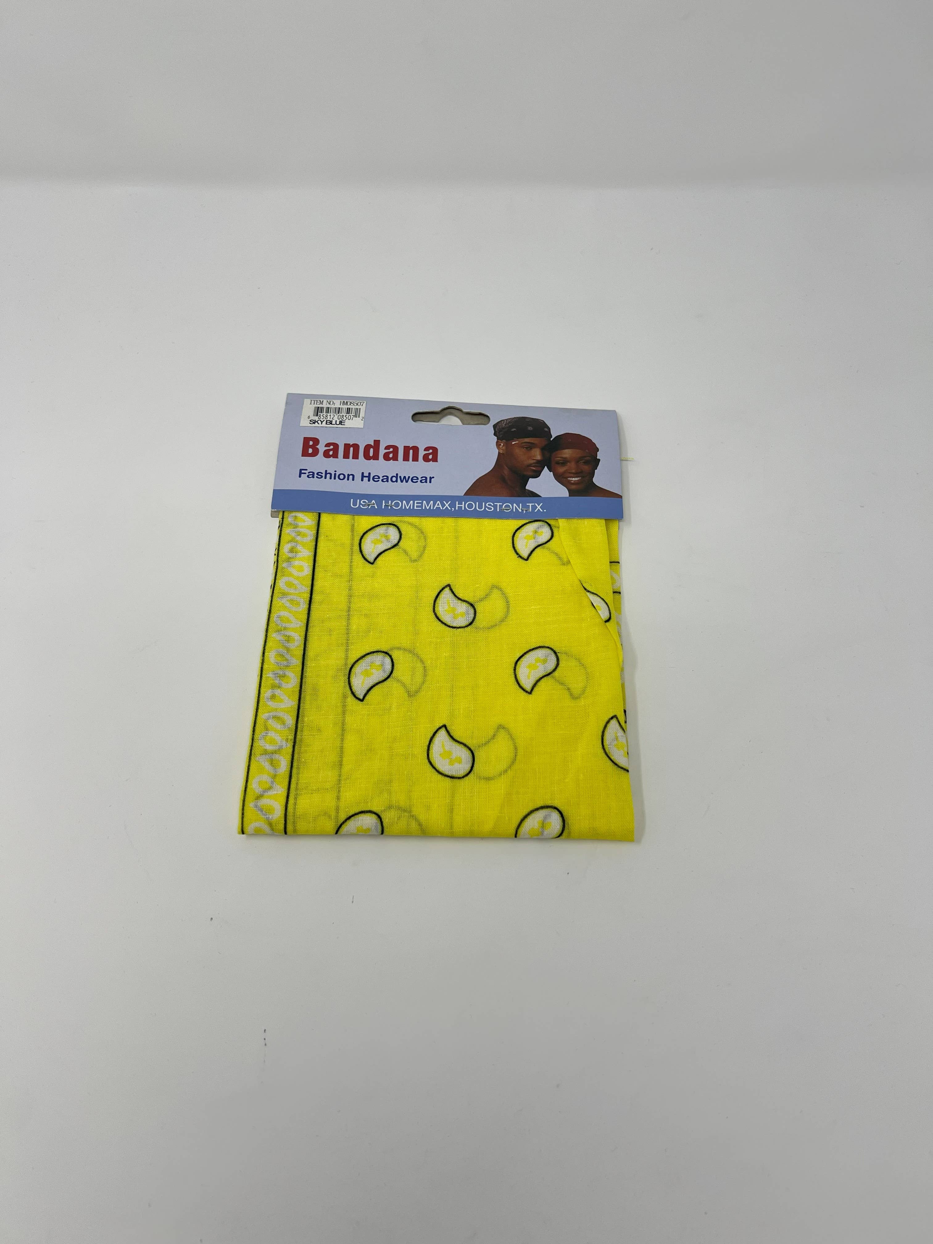 USA HomeMax - Wholesale Bandana - Unisex - Multipurpose Bandana Assorted Colors - 1