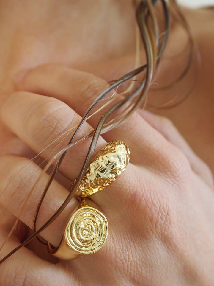 LUV AJ Rosette Coil Zegelring voor wholesale door NIBI MTK