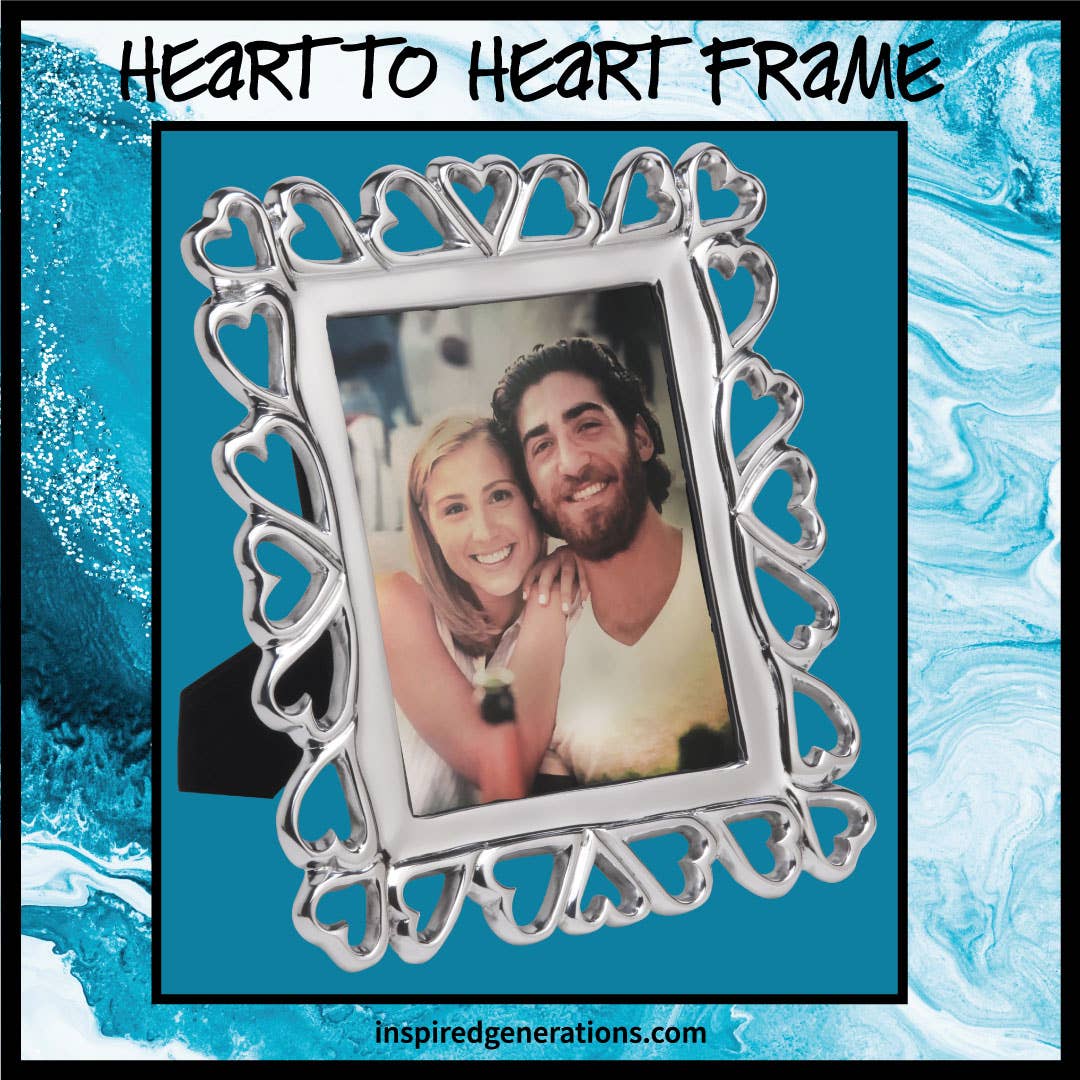Inspired Generations - Wholesale Picture Frame - Heart to Heart Frame 4x62