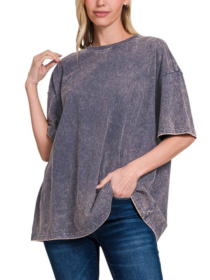 Vanilla Monkey - Wholesale Tunic - Women's - Washed Premium Cotton Oversized Tee4
