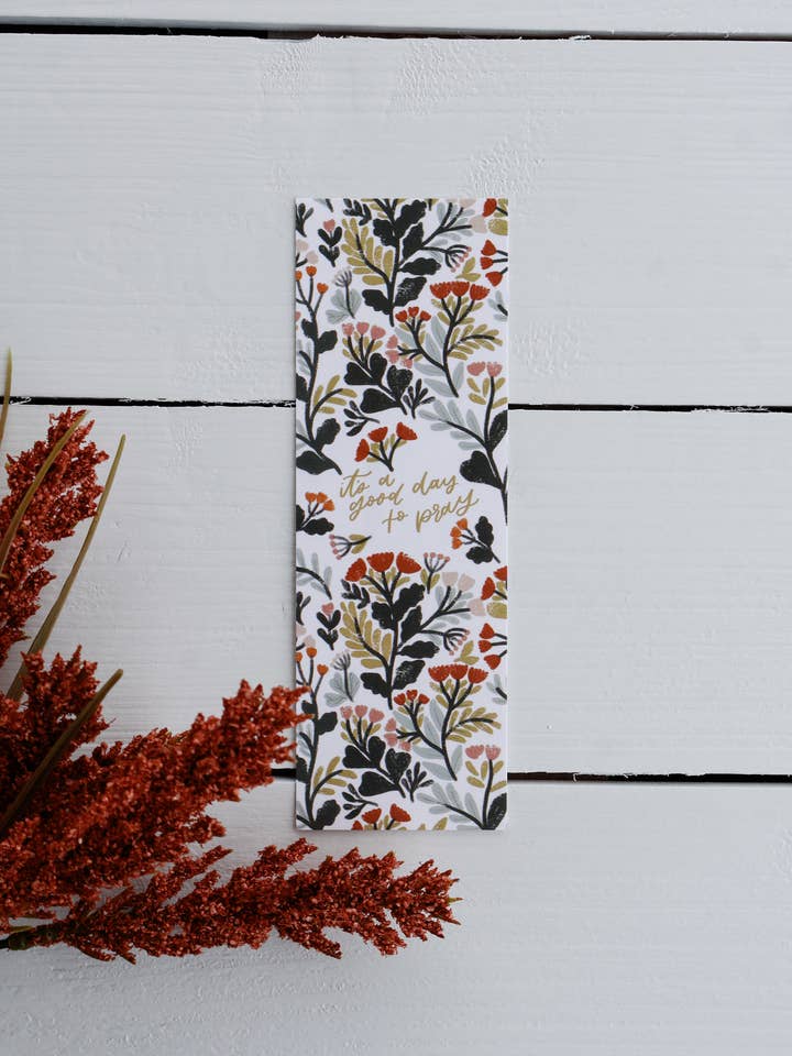 Heirloom Florals | bookmark for wholesale by Written by Maria