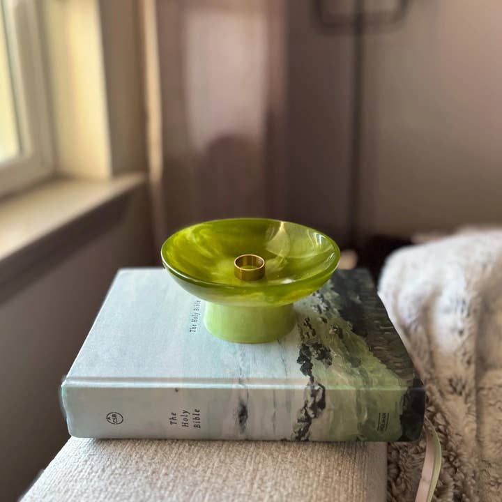 V.rogers Designs - Wholesale Decorative Plate/Dish/Bowl - Pia | Formed Pedestal Bowl – Handmade Functional Decor