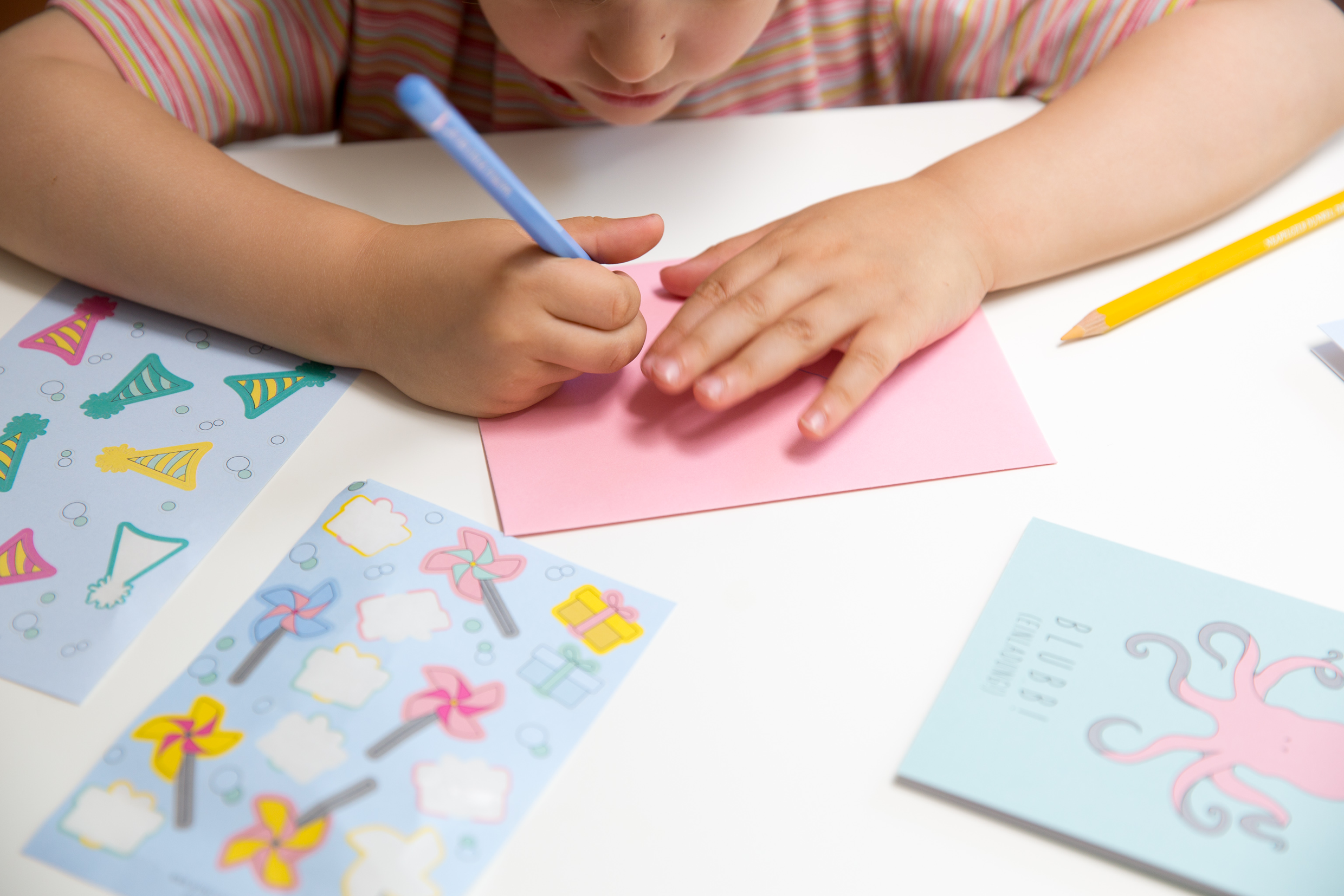 My Pretty Circus - Wholesale Birthday Card - Invitation card set for children's birthday party animal octopus5