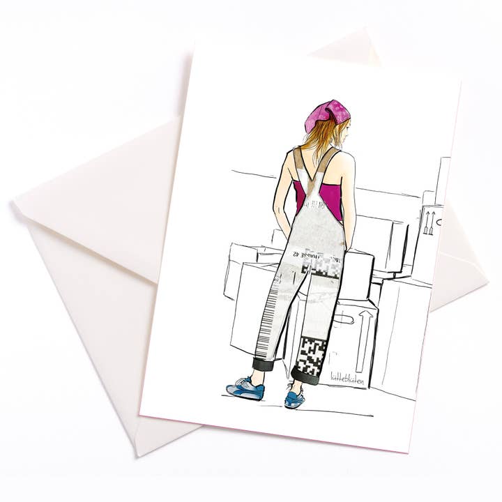 Novo Capítulo | Cartão de Saudação – Momentos em Movimento no Papel por atacado de Lütteblüten