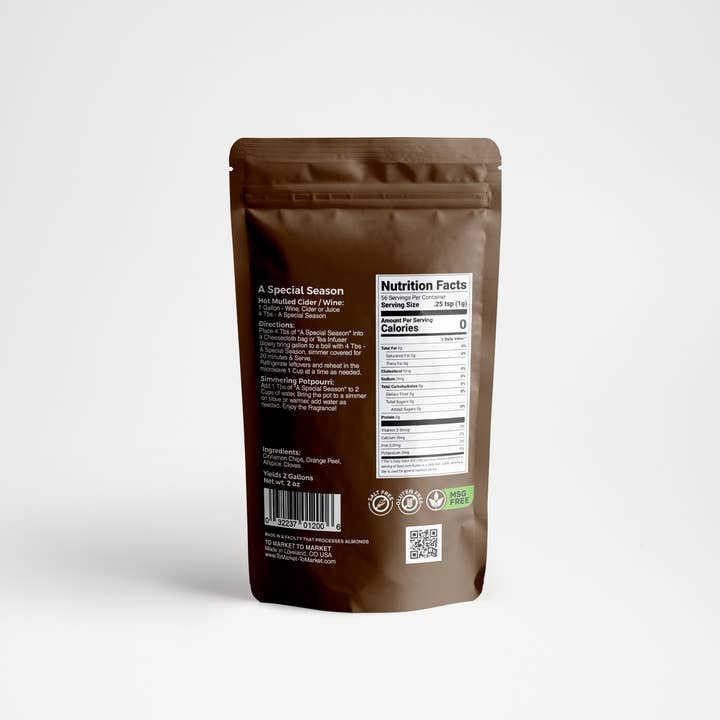 To Market- To Market - Dips & Spreads - Vente Épices pour vin chaud - Une saison spéciale - Mulling Spice
