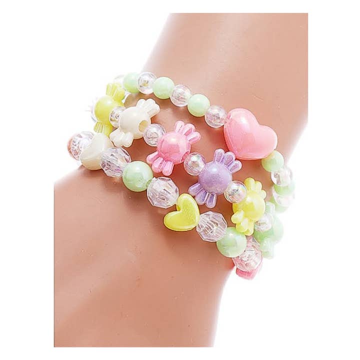 Candy Bead Stretch Bracelet for wholesale by Atlas Fashion