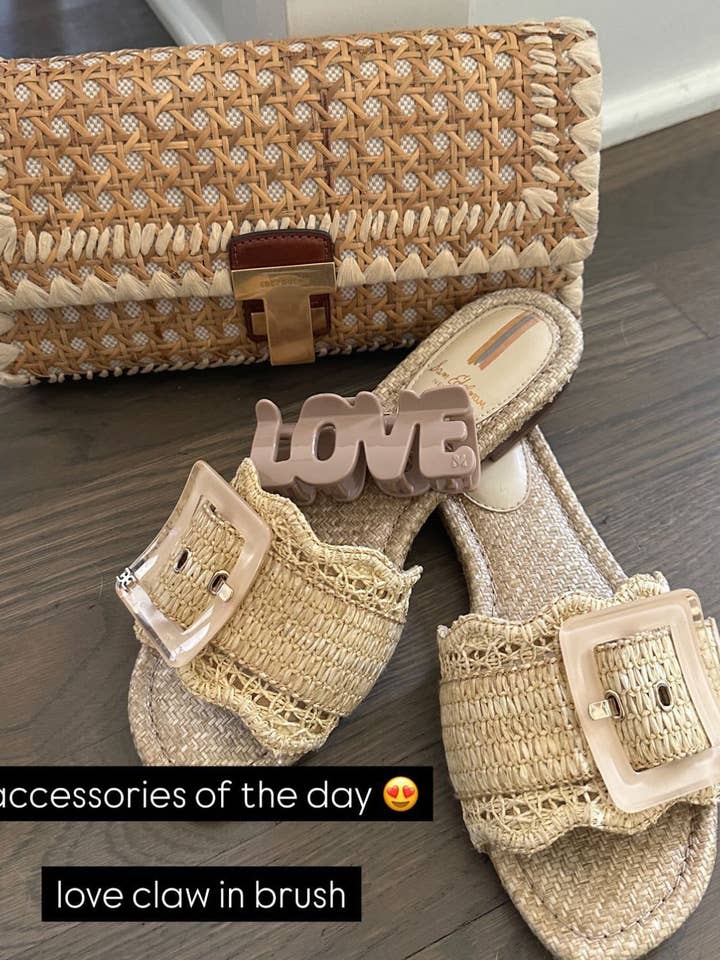 LOVE Word Claw in Brush for wholesale by Fizzy