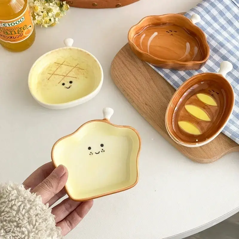 Otterware - Wholesale Condiment/Dip Bowl - Aesthetic Handcrafted Bread Ceramic Dipping Dish7